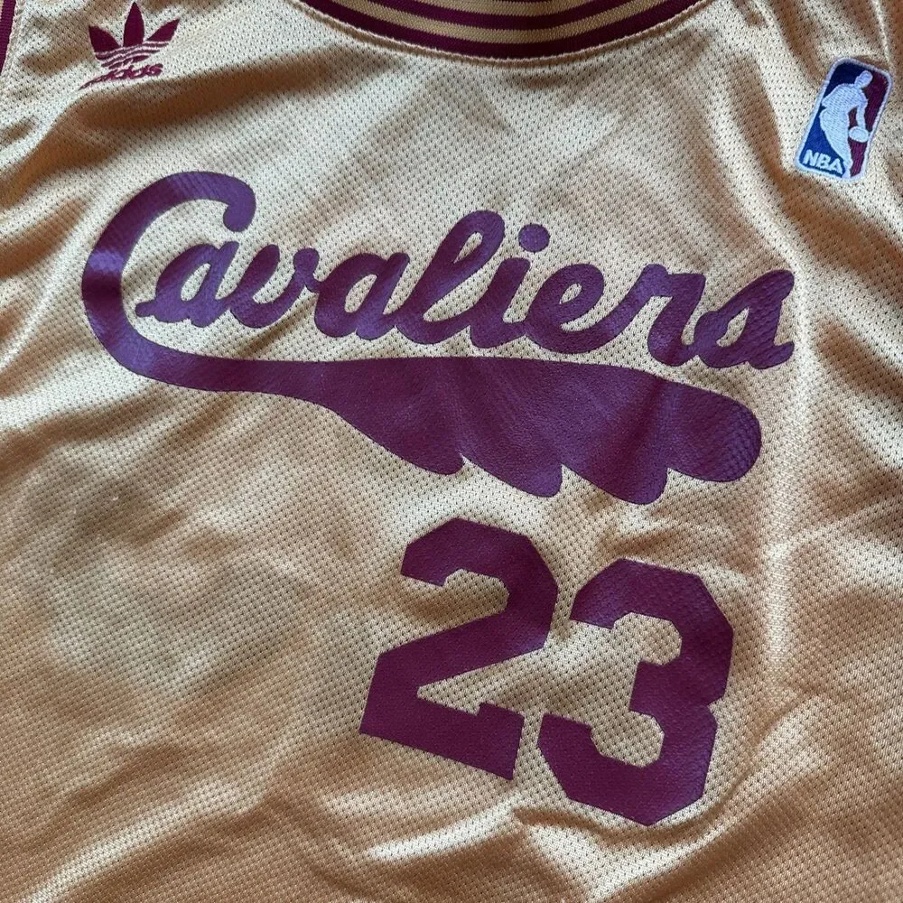 Lebron James 23 Authentic NBA Cleveland Cavaliers adidas Jersey Youth L (14-16)